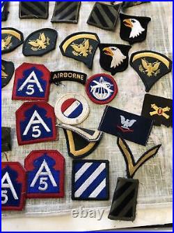 Lot Of 65 Army Patches US ARMY AIRBORNE A5 Mixed Lot