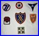 Lot Of 7 Vintage Us Army Wwii Patches Military Memoriabilia Rare Pack