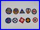 Lot of 10 WW2 Army & Air Force Insignia Patches