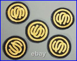 Lot of 16 US Military WWII Patches 63rd Infantry 5th Army Overseas Bars + MORE