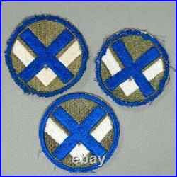 Lot of 16 US Military WWII Patches 63rd Infantry 5th Army Overseas Bars + MORE