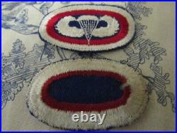 Lot of Vtg. WWII & Post US Army 11th Airborne Division HQ Oval Patches