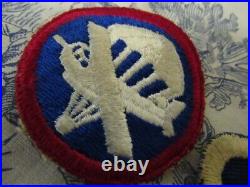 Lot of Vtg. WWII US Army 517th PIR Oval, Glider & AB Command Patches