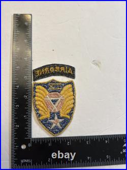 MH1213 Original WW2 US AAF Set Shoulder Patches Airborne Aviation Engineers IR2E