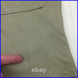 MILITARY SHIRT Vtg Korea Khaki US Army WWII Patches Pins Uniform, Mens MEDIUM