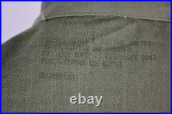 Men's VTG 1940s Post WWII US Army Sateen Shirt'47 16th Corps Patch Sz 2XL 40s