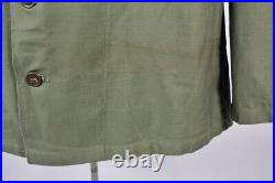 Men's VTG 1940s Post WWII US Army Sateen Shirt'47 16th Corps Patch Sz 2XL 40s