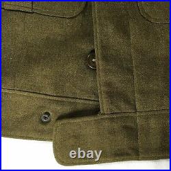 Mens 38S Post WWII US ARMY Original WOOL Uniform JACKET IKE + Patches