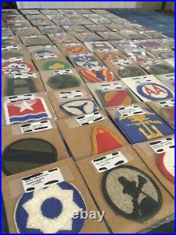 Military Patch LOT 77 Pieces US Army, Air Force, Marines, WWII And More, Badges