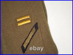 NAMED WWII US Army 4th Armored Division Ike Uniform Jacket Patches Ribbons