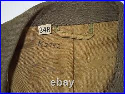 NAMED WWII US Army 4th Armored Division Ike Uniform Jacket Patches Ribbons