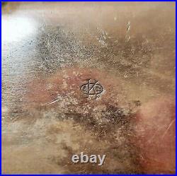 NORFOLK VIRGINIA vtg mirror souvenir jewelry box WWII police army navy badge