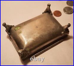 NORFOLK VIRGINIA vtg mirror souvenir jewelry box WWII police army navy badge