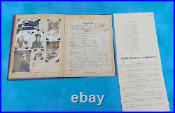 Named Vintage Ww2 Us Army Personal Service Record With Photos 1942 Filled Out