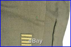 Named WW2 US Army Enlisted Dress Jacket Pants with patches 2nd Armored (#6170)