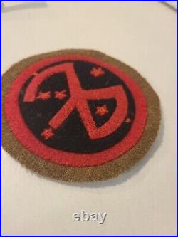 ORIGINAL US Army 27th Infantry DIVISION WOOL LARGE 3.75 BADGE PATCH