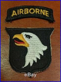 ORIGINAL WW2 US ARMY 101ST AIRBORNE DIVISION PATCH WWII U. S. A. Army Nice