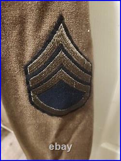 ORIGINAL WW2 US Army Ike Jacket Mens Size 37C 5TH ARMY, 2x PURPLE HEART, 91st