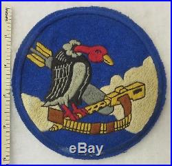 ORIGINAL WW2 Vintage ITALIAN Made 826th BOMB SQUADRON PATCH US ARMY AIR FORCE
