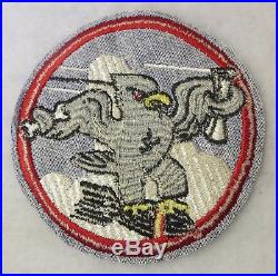 ORIGINAL WW2 Vintage US ARMY AIR FORCE BOMB SQUADRON PATCH INSIGNIA USAAF