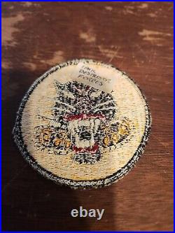 ORIGINAL WW2 WWII Tiger US Army Tank Destroyer patch, Good condition Snow back