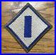 ORIGINAL WWII U. S. ARMY 1st SERVICE COMMAND PATCH with OD BORDER WORN