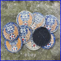 ORIGINAL WWII WW2 AAF Army Air Corps 20th Air Corps Patch Lot Of 9