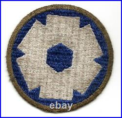 Od Border 6th Service Command Ribbed Weave Us Army Patch Ww2 Wwii Ssi Original