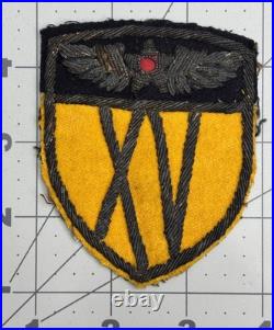 Off Uniform WW 2 Army Air Force 15th Air Force Bullion Patch Inv# K2029