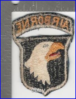 Off Uniform WW 2 US Army 101st Airborne Division Patch Attached Tab Inv# K1003