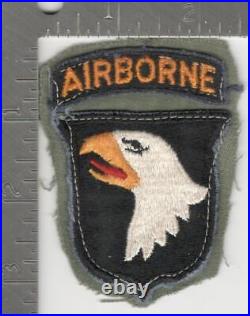 Off Uniform WW 2 US Army 101st Airborne Division Patch & Tab Inv# K1009