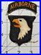 Off Uniform WW 2 US Army 101st Airborne Division Patch & Tab Inv# K1447