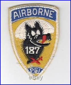 Off Uniform WW 2 US Army 187th Parachute Glider Infantry Patch Inv# C325