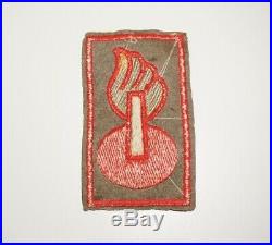 Ordnance Technical Intel Group Theater Made WWII Patch US Army P1190