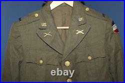 Original 1930's U. S. Army Named Officer's Army Ground Forces Patched Jacket