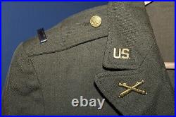 Original 1930's U. S. Army Named Officer's Army Ground Forces Patched Jacket