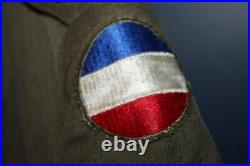 Original 1930's U. S. Army Named Officer's Army Ground Forces Patched Jacket