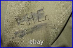 Original Early WW2 U. S. Army 20th AAF S/SGT Patched OD Wool Overcoat 1940 d