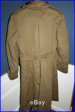 Original Early WW2 U. S. Army AF Officer Melon Wool Uniform Coat withFelt AAF Patch