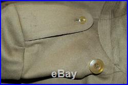 Original Early WW2 U. S. Army AF Officer Melon Wool Uniform Coat withFelt AAF Patch