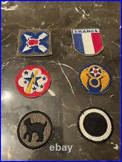 Original Lot Ww2 82nd 101st 17th 83rd Airborne World War II Patches Vet And Pins