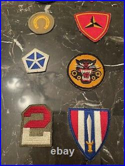 Original Lot Ww2 82nd 101st 17th 83rd Airborne World War II Patches Vet And Pins