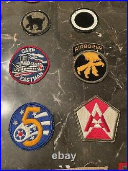 Original Lot Ww2 82nd 101st 17th 83rd Airborne World War II Patches Vet And Pins