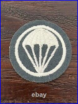 Original Period Wwii Ww2 Us Army Airborne Infantry Cap Patch- Scarce Aussie Made