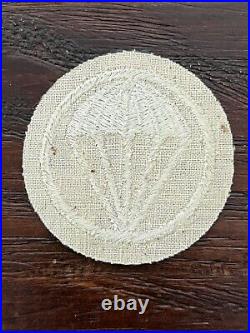 Original Period Wwii Ww2 Us Army Airborne Infantry Cap Patch- Scarce Aussie Made