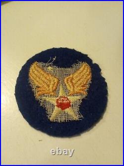 Original US ARMY AIR FORCE AAF PATCH WW2 WWII AIR CORPS Wool Felt