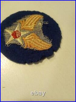 Original US ARMY AIR FORCE AAF PATCH WW2 WWII AIR CORPS Wool Felt