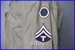 Original US WWII Army M-1943 Field Jacket Pacific Used- I Corps Patch