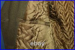 Original WW2 British Made U. S. Army 9th AAF Patched OD Wool Overcoat withTag