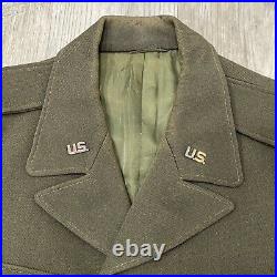 Original WW2 Era US Army Ike Jacket Dress Coat Ryukyu Japan Patch Occupation